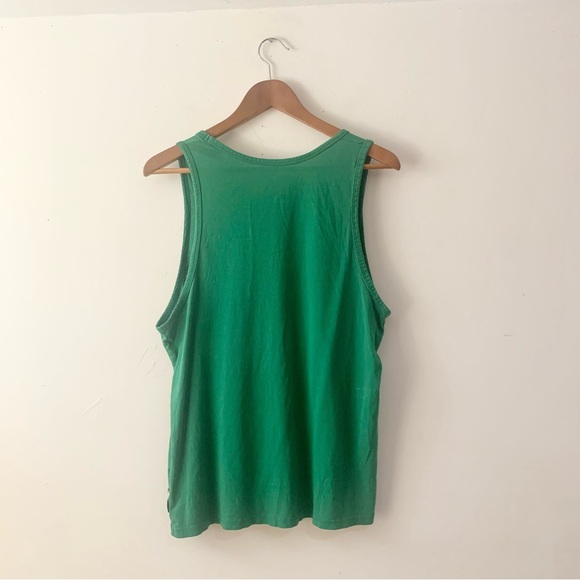 Vintage Moto Classica “Black Valley” Tank Top • Green Men’s size Medium EUC OBO - Picture 4 of 5